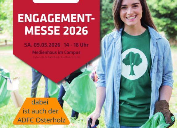 Engagement-Messe Osterholz-Scharmbeck, auch dabei ist der ADFC Osterholz